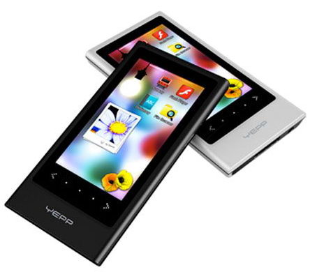Samsung Yepp YP-P3  iPod touch