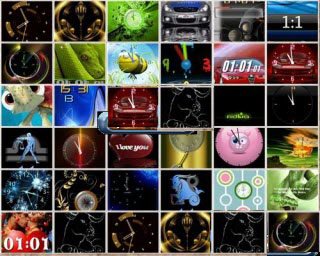 Nokia S40 Real Time Clock Themes