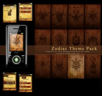 Zodiac Theme Pack for Sony Ericsson