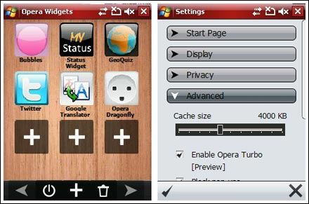 Opera Mobile 9.7 Turbo rus