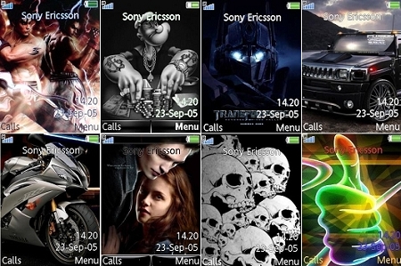 Темы для телефонов Sony Ericsson