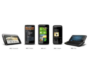 HTC анонсировала пять смартфонов на Windows Phone 7