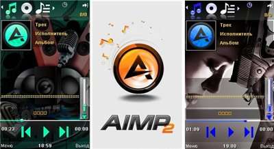AIMP2rus player full touch 240x400