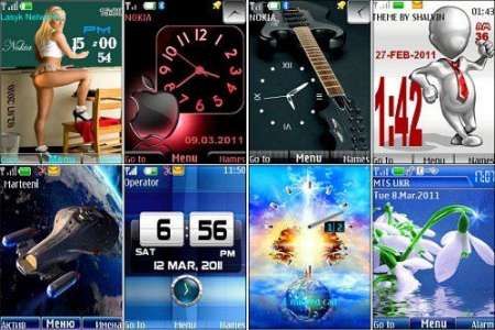     / Wonderful theme for Nokia S40 Pack 32
