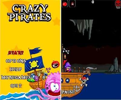 Java игра Crazy Pirates 240х400