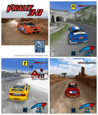 V-Rally 3D - Mobile Java Games