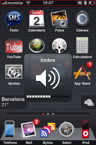 MacVisions 2.1 Leopard Style Theme for iPhone