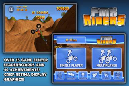 FMX Riders v1.5 [.ipa/iPhone/iPod Touch/iPad]