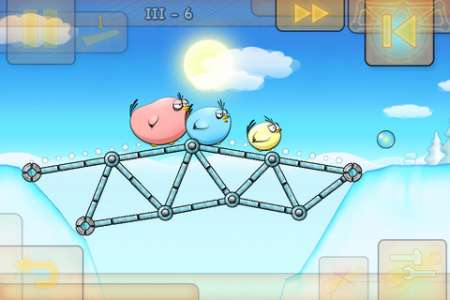Fat Birds Build a Bridge! HD v1.1 [RUS] [.ipa/iPhone/iPod Touch/iPad]