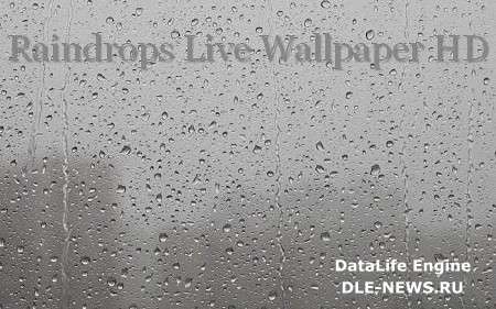 Raindrops Live Wallpaper HD v1.0 (Android)